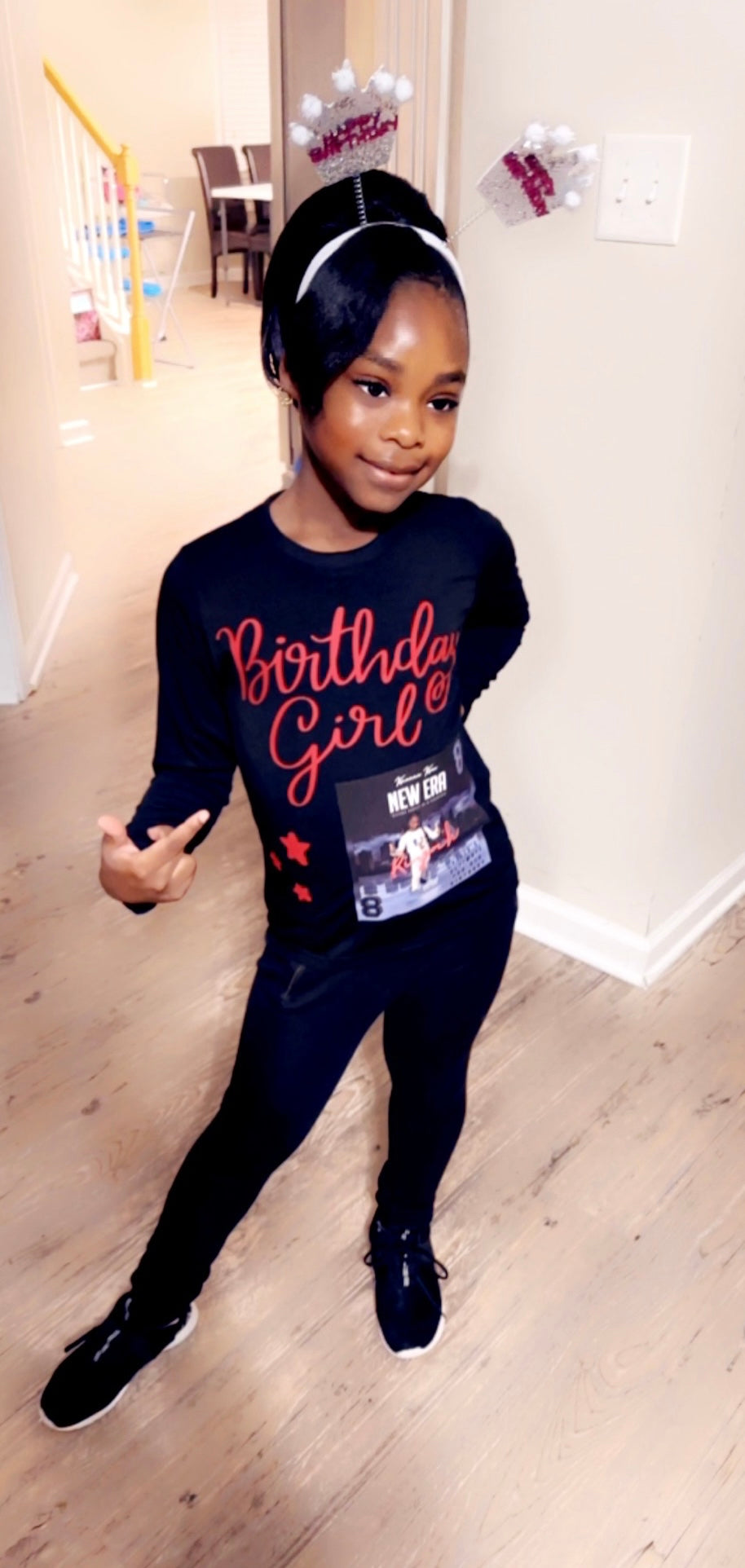 Custom Birthday T-shirts/ clothing  and personalized party treats & accessories available