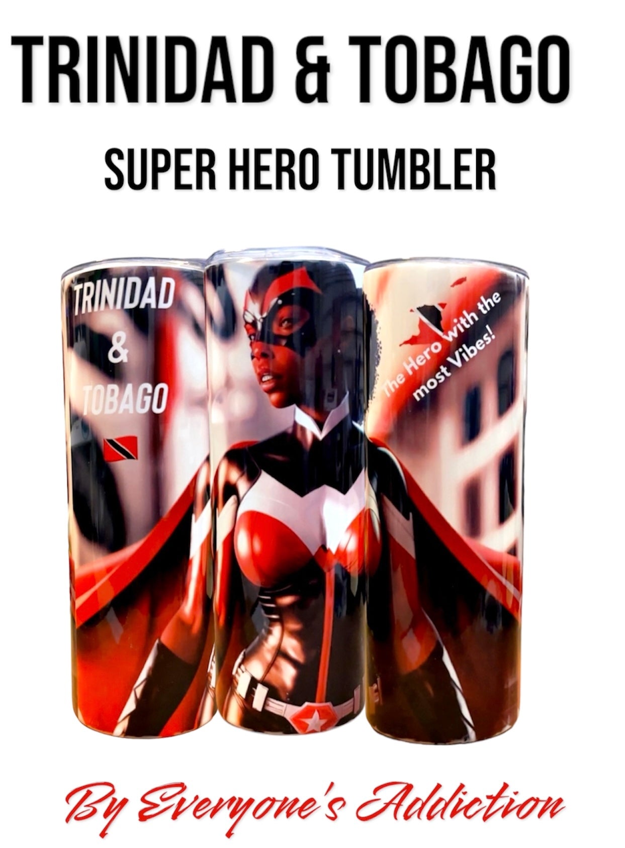 Caribbean Super Hero Tumblers