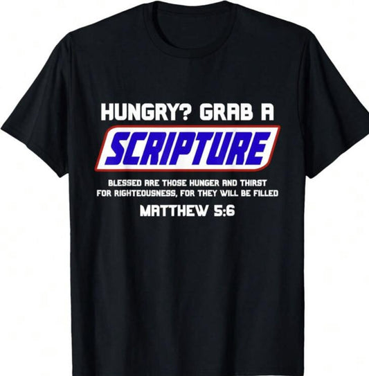 Hungry? Grab a scripture Mathew 5:6